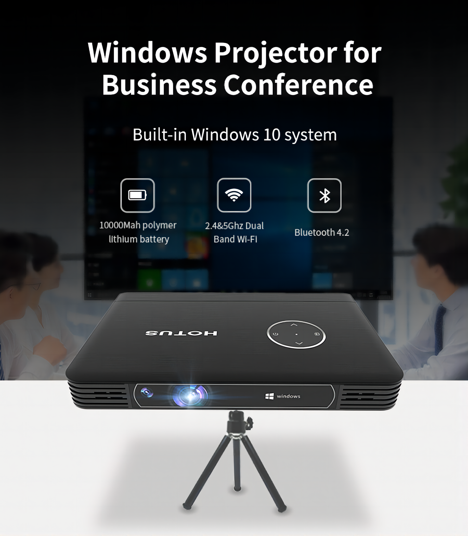 Wise Projector H2 Portable Business Projector Review(图2)
