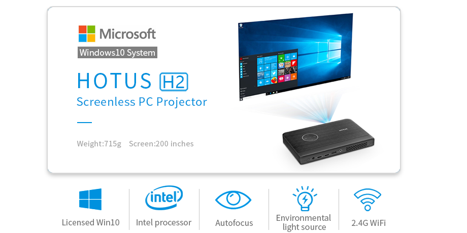 HOTUS Latest Portable Business Projector in 2023(图1)