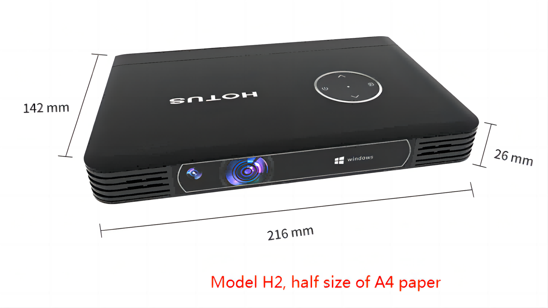 HOTUS H2 Portable Business Projector Review(图1)