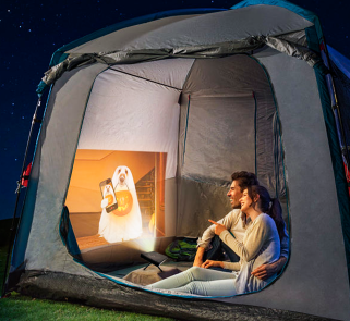 Go camping together! Bring your mini projector(图1)