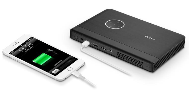 DLP Projector H2 Charge your phone